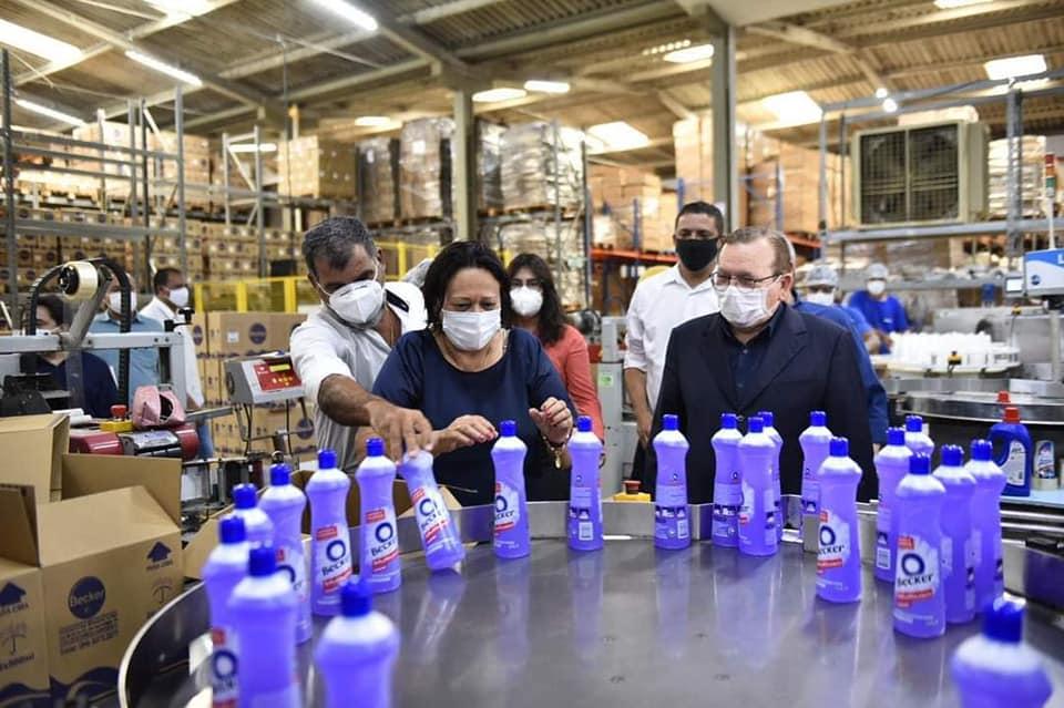 VICE PREFEITO DE AREZ, ELIAS CRUZ PARTICIPOU DE VISITA À USINA ESTIVAS AO LADO DA GOVERNADORA FÁTIMA BEZERRA