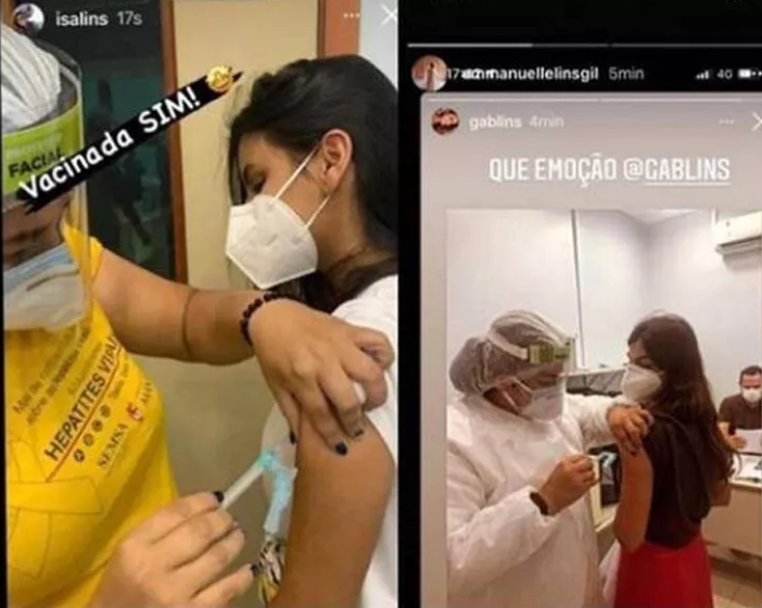 Gêmeas ricas que furaram fila em Manaus conseguem tomar segunda dose da vacina contra a Covid-19