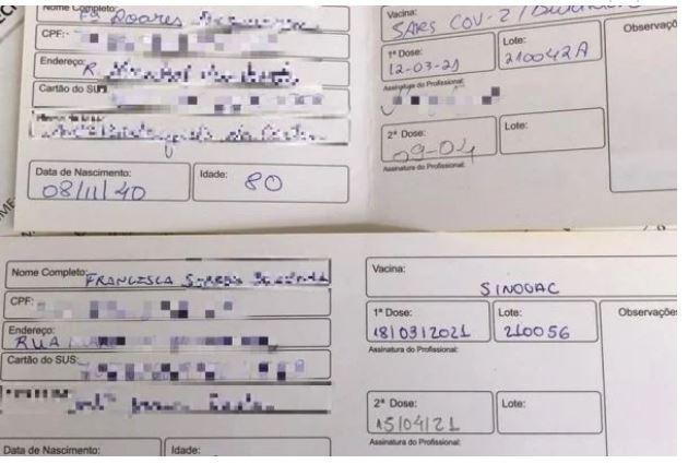 Agentes de saúde erram, e idosa terá que tomar 3 doses de vacina
