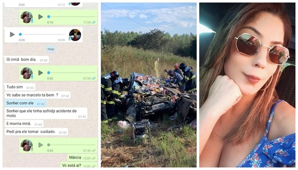 GRÁVIDA FALOU SOBRE PESADELO COM GÊMEO MINUTOS ANTES DE ACIDENTE FATAL