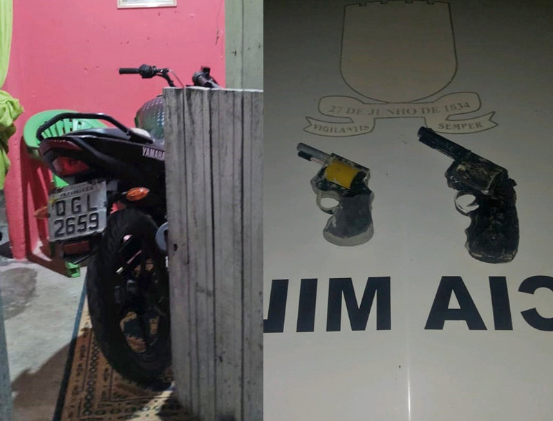 POLÍCIA MILITAR RECUPERA MOTO COM REGISTRO DE ROUBO EM MONTE ALEGRE