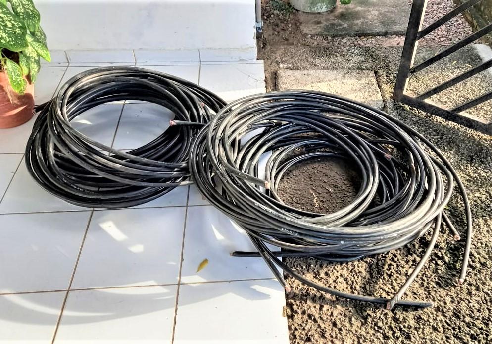 Adolescentes suspeitos de furtar 115 metros de cabos de internet são apreendidos em Natal
