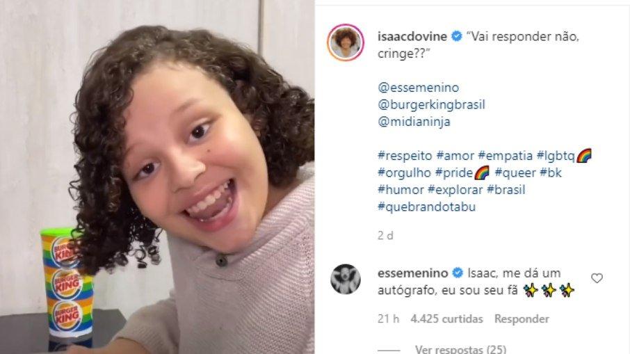 Criança usa meme da ‘Pifaizer’ em resposta a Sikêra após declaração homofóbica