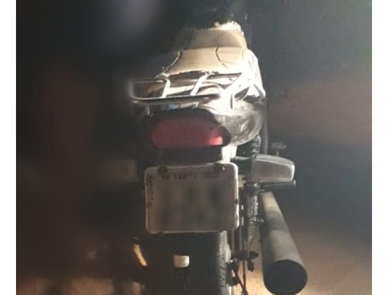 SÃO JOSÉ DE MIPIBU: POLÍCIA MILITAR RECUPERA MOTOCICLETA COM REGISTRO DE ROUBO