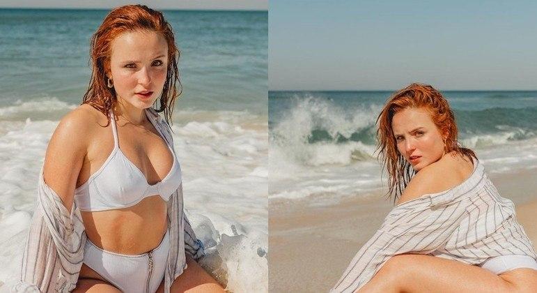 Larissa Manoela posa de biquíni e internet se derrete: “Perfeitona”