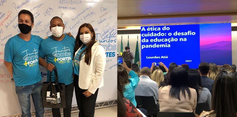 Secretário de Educação de Georgino Avelino está participando do I Seminário Híbrido Undime/RN