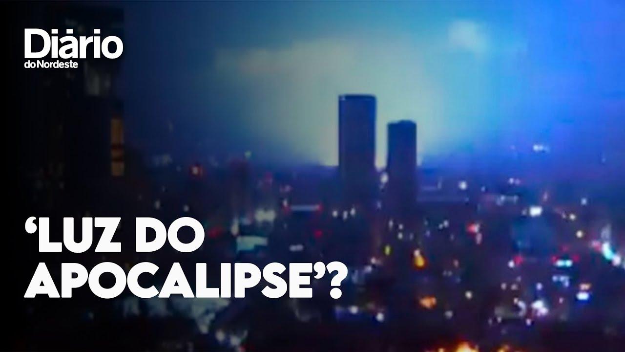 Vídeo mostra luzes brilhantes no céu durante terremoto que atingiu o México