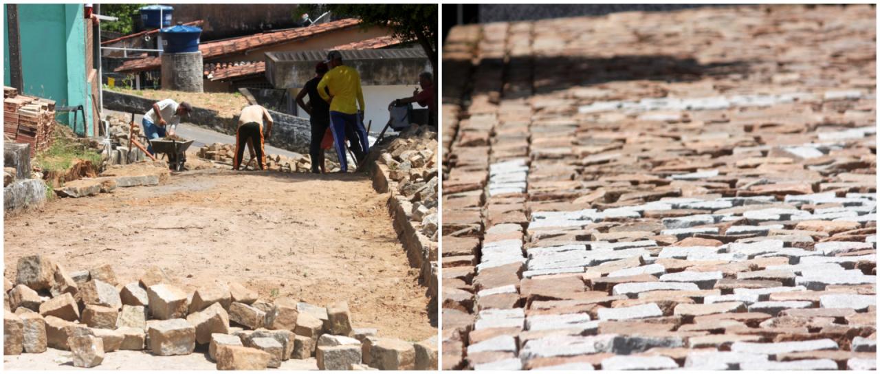 O TRABALHO NÃO PARA: MAIS UMA OBRA DE PAVIMENTAÇÃO TEVE INÍCIO EM GEORGINO AVELINO