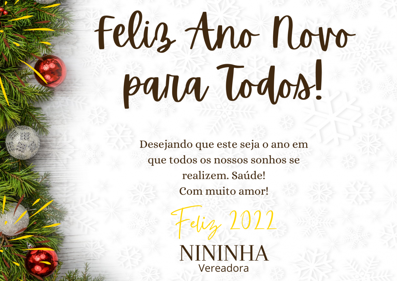 MENSAGEM DA VEREADORA NININHA A TODOS GEORGINENSES E CARNAUBENSES