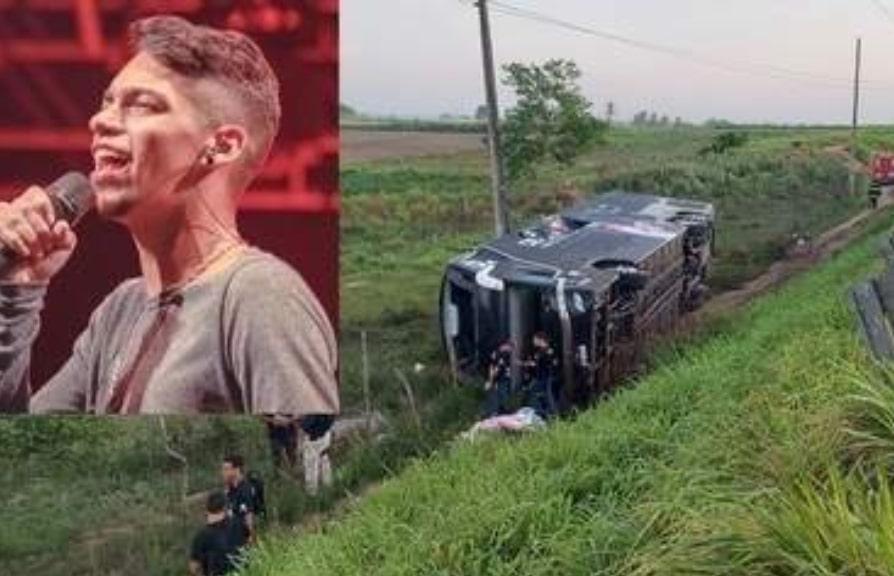 Cantor Devinho Novaes fica ferido em acidente com ônibus da banda em Alagoas; saxofonista morreu