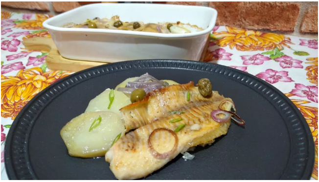 Aprenda a fazer uma receita de tilápia com batatas