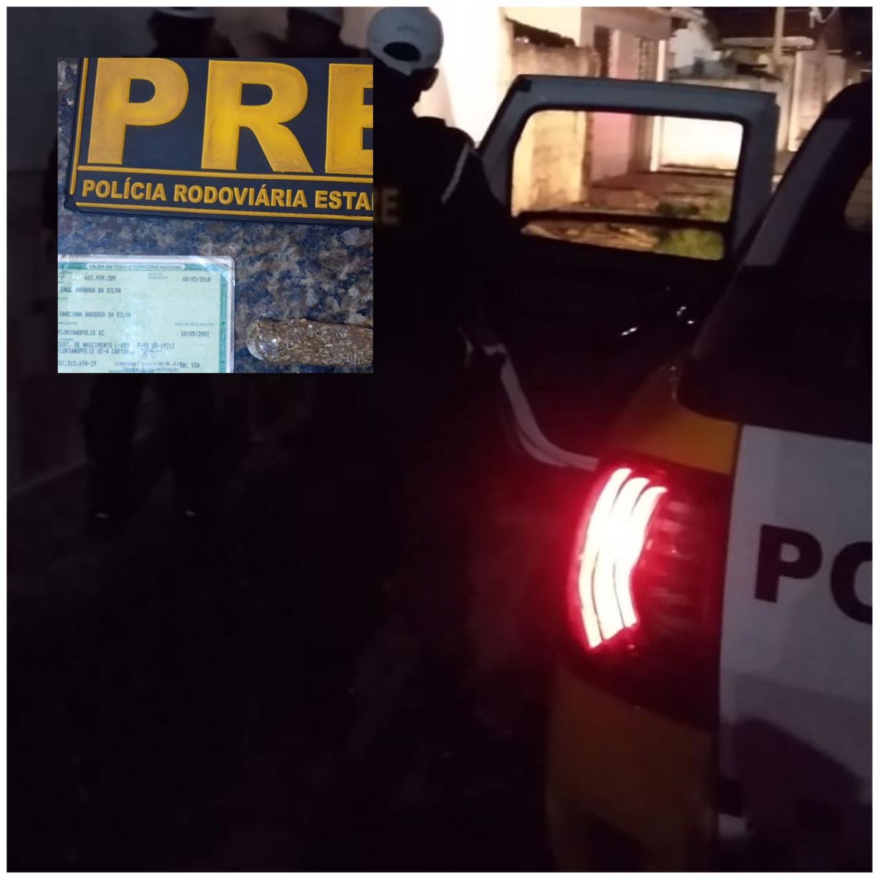 CPRE FLAGRA JOVEM PORTANDO ENTORPECENTE EM SÃO JOSÉ DE MIPIBU