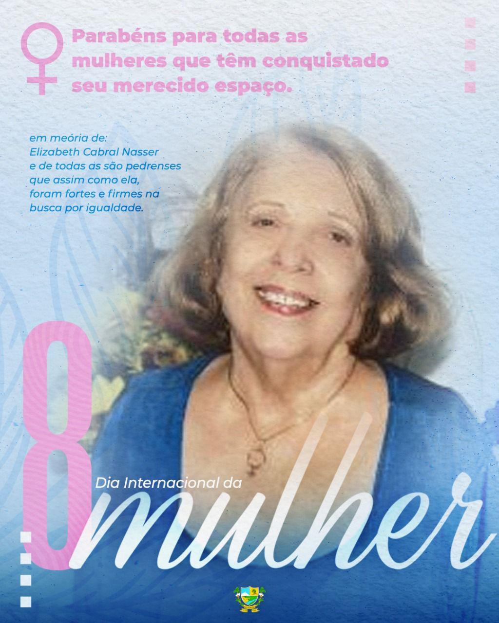 PREFEITO DE SÃO PEDRO, MIGUEL CABRAL HOMENAGEIA TODAS AS MULHERES PELO SEU DIA
