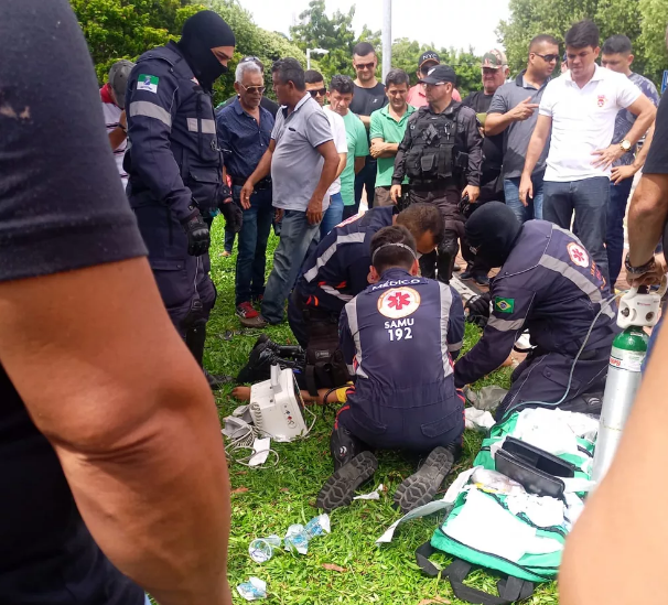 Sargento passa mal e morre durante protesto de policiais militares em frente à governadoria do RN
