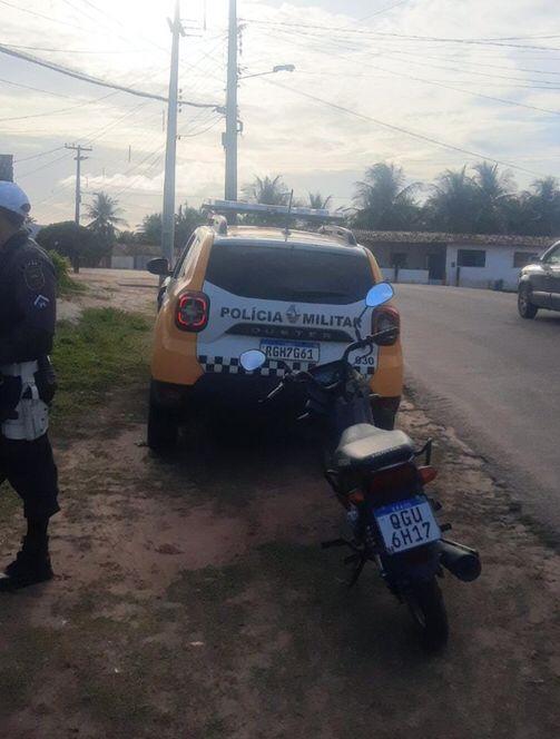 CPRE FLAGRA MENOR DE APENAS 15 ANOS CONDUZINDO MOTOCICLETA EM SÃO JOSÉ DE MIPIBU