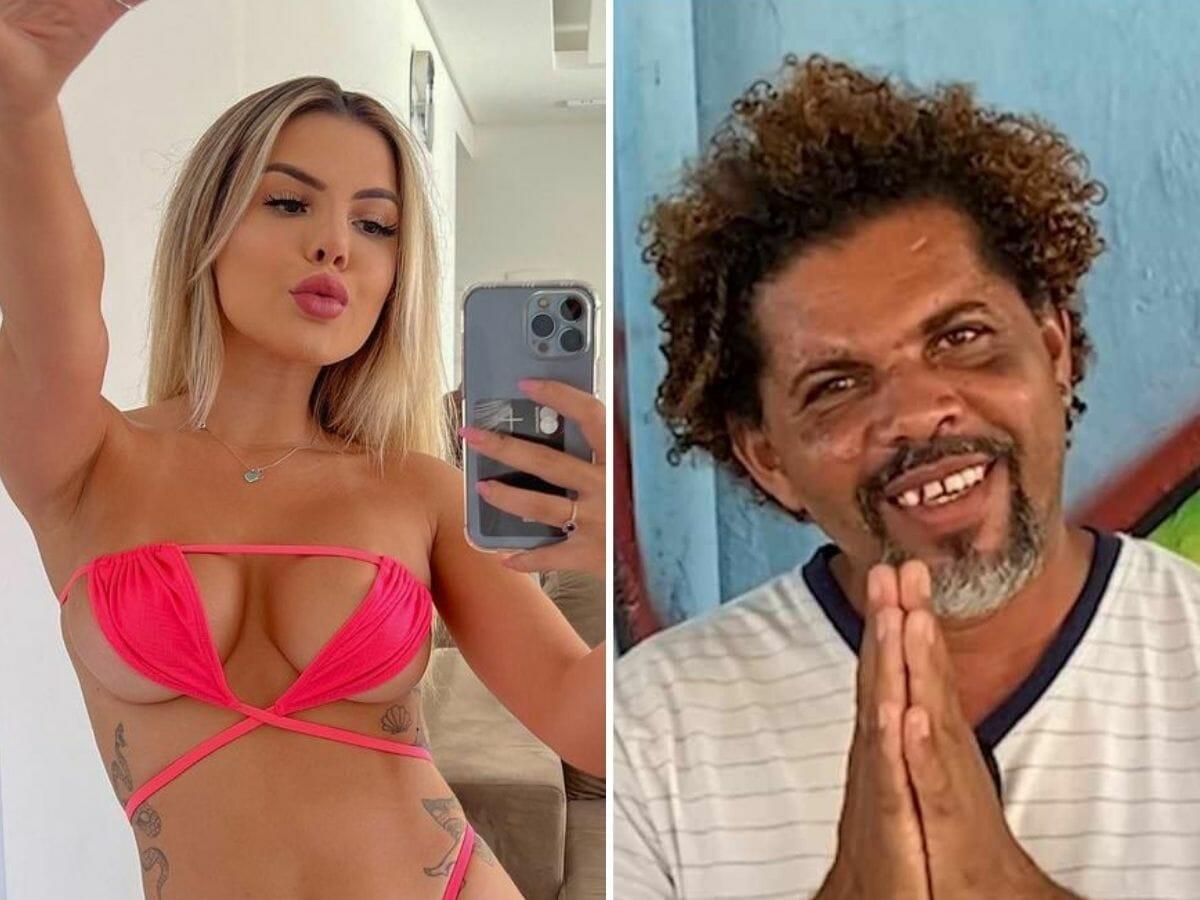 Saiba quem é a influencer gata que aparece beijando o mendigo em balada