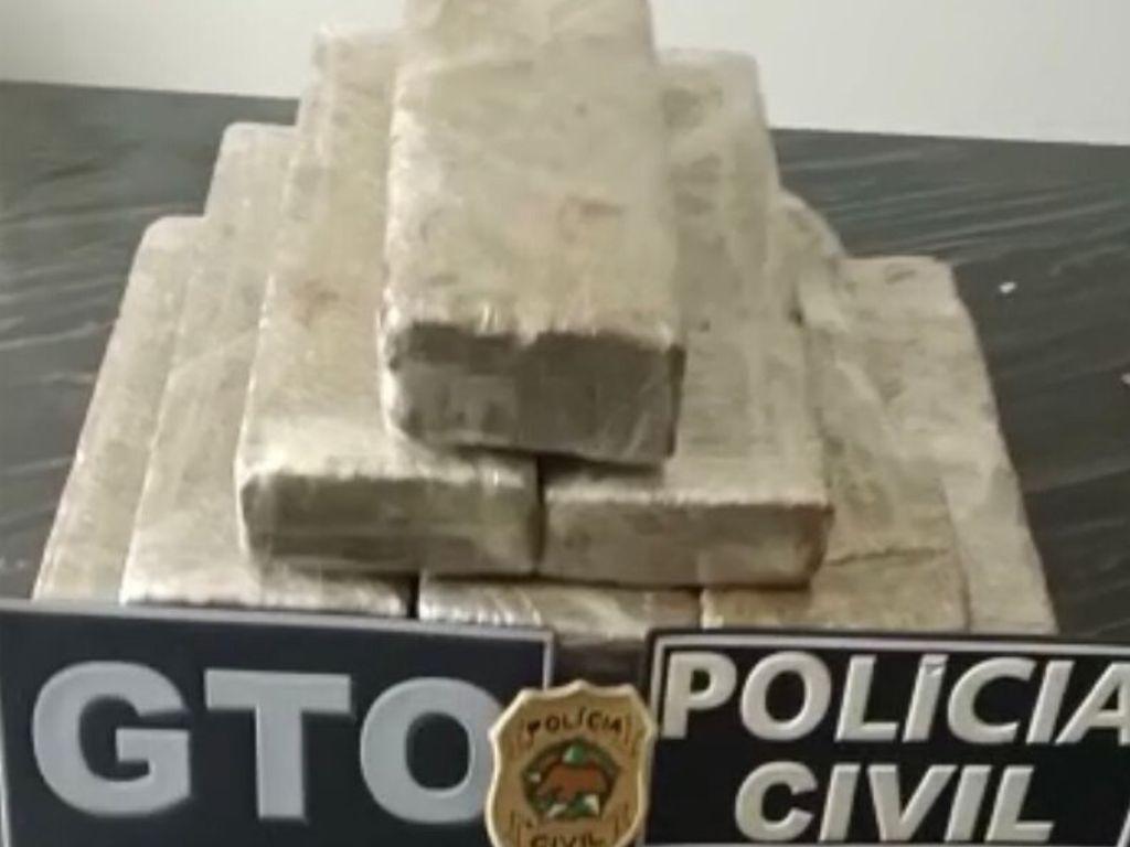 Homem é preso após ser flagrado transportando 10kg de maconha no RN