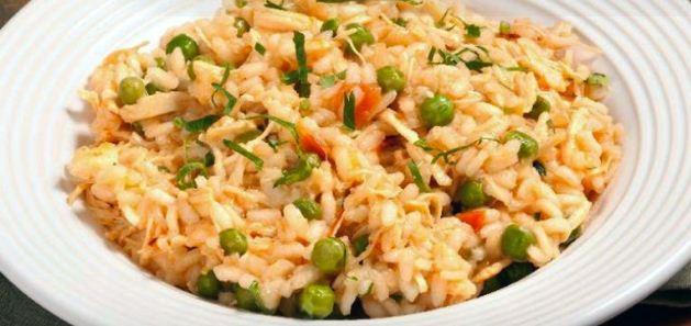 Receita de risoto de frango