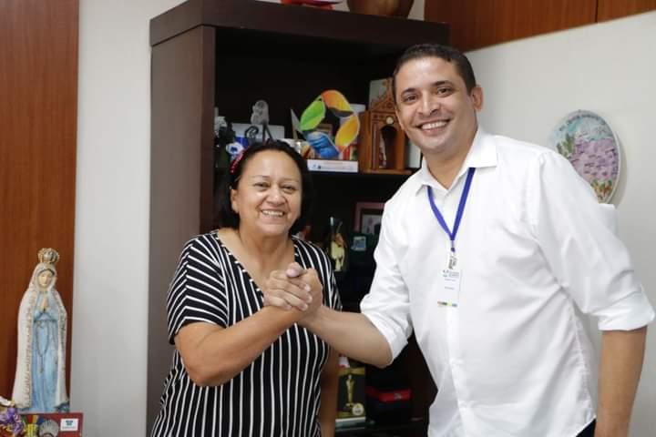 VICE - PREFEITO ELIAS CRUZ CUMPRE AGENDA AO LADO DA GOVERNADORA FÁTIMA BEZERRA