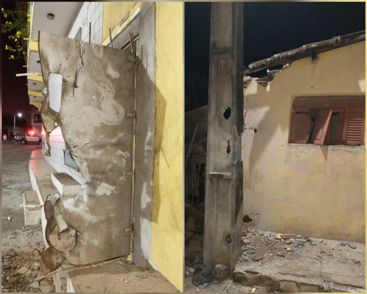 Criminosos explodem supermercado e intimidam população com tiros em Brejinho, RN