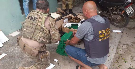 Em três dias, PRF prende oito pessoas e apreende mais de 100 kg de maconha no RN