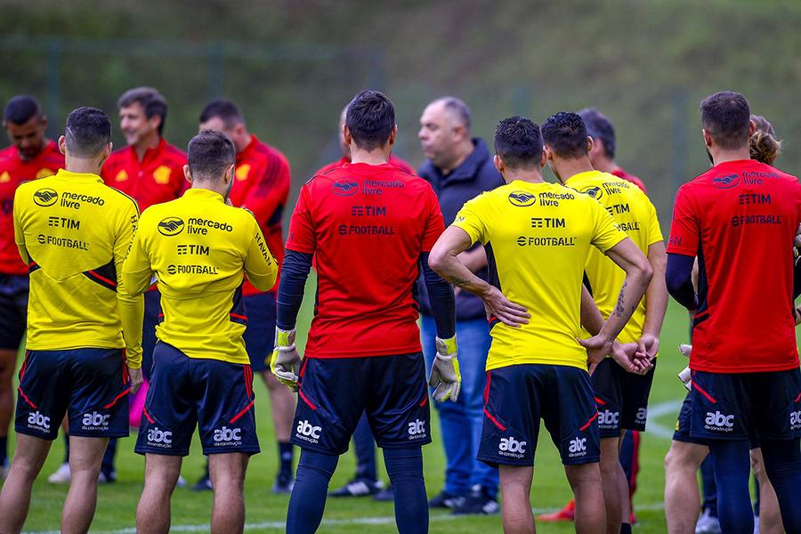 Fla joga sob o comando do técnico Dorival Júnior