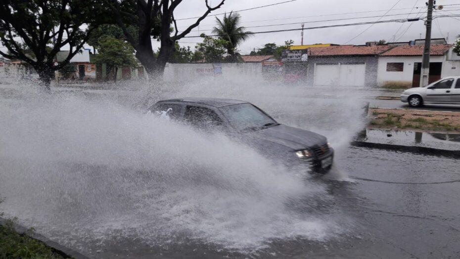Pontos de alagamento são registrados em Natal na manhã desta quarta; confira locais