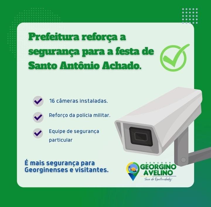 PREFEITURA REFORÇA SEGURANÇA PARA A FESTA DE SANTO ANTÔNIO ACHADO