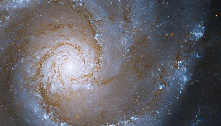 Telescópio Hubble captura imagem do coração de grande galáxia espiral