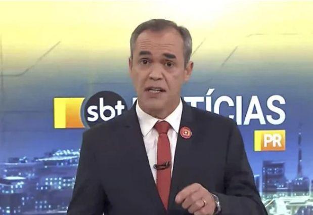 Vídeo. Apresentador comete gafe ao vivo e chama jornal da Globo no SBT