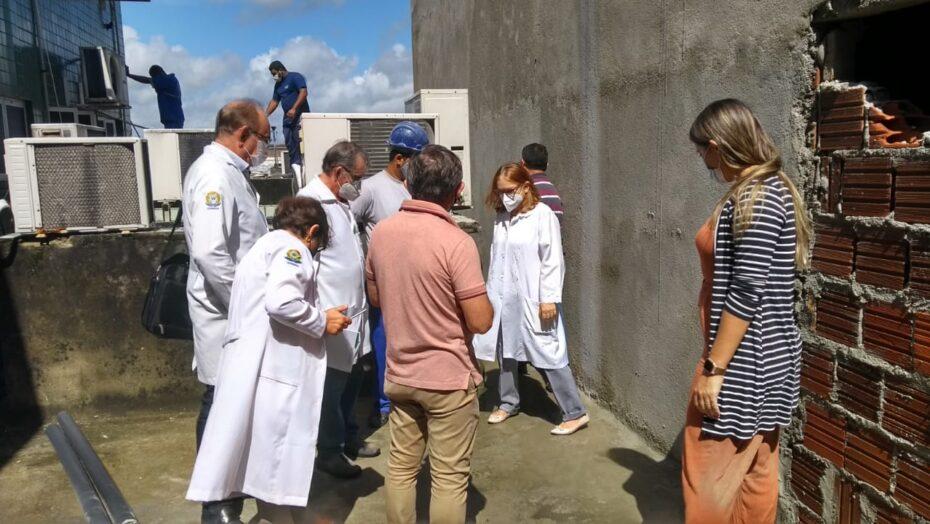 Após as fortes chuvas Conselho de Medicina fiscaliza Hospital Deoclécio Marques