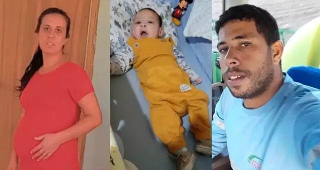 Bebê passa mal e família morre em acidente de carro ao tentar socorrê-lo