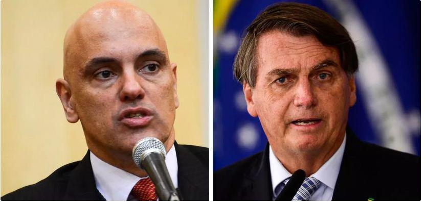 Bolsonaro xinga Moraes de 