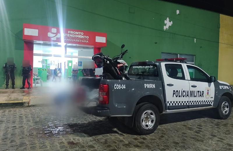 CANGUARETAMA: PM RECUPERA MOTO ROUBADA EM SÃO JOSÉ DE MIPIBU; SUSPEITO MORRE APÓS TROCA DE TIROS