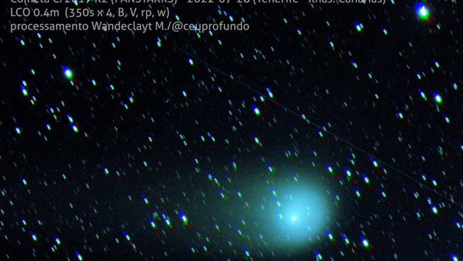 Cometa K2 chega nesta quinta-feira, 14, ao ponto mais próximo da Terra