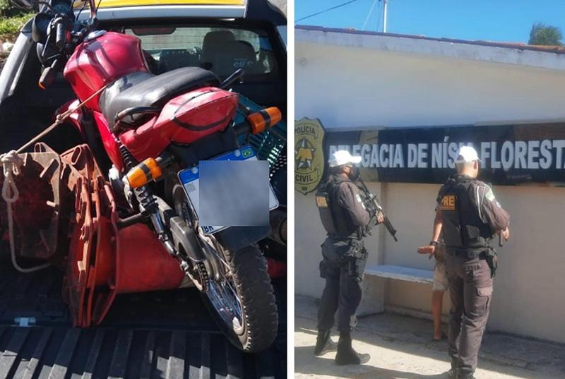 CPRE PRENDE HOMEM E RECUPERA MOTO ROUBADA EM NÍSIA FLORESTA