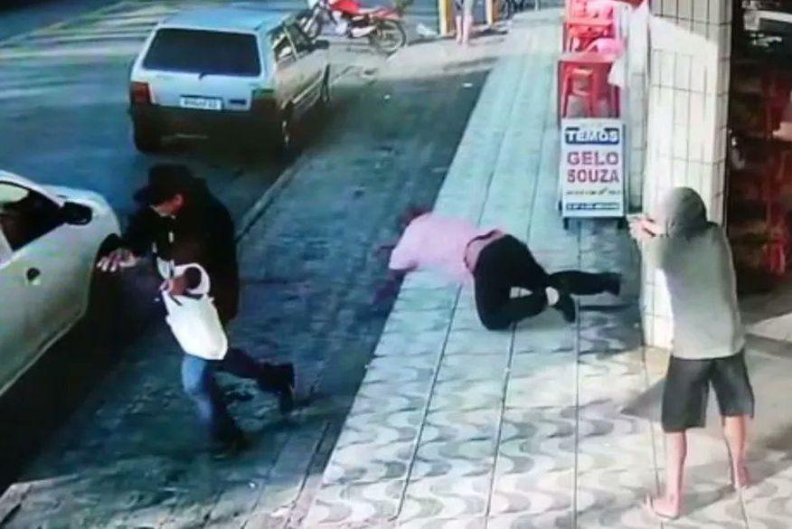Segurança é executado na porta de padaria por criminoso que havia sido detido e liberado pela polícia um dia antes