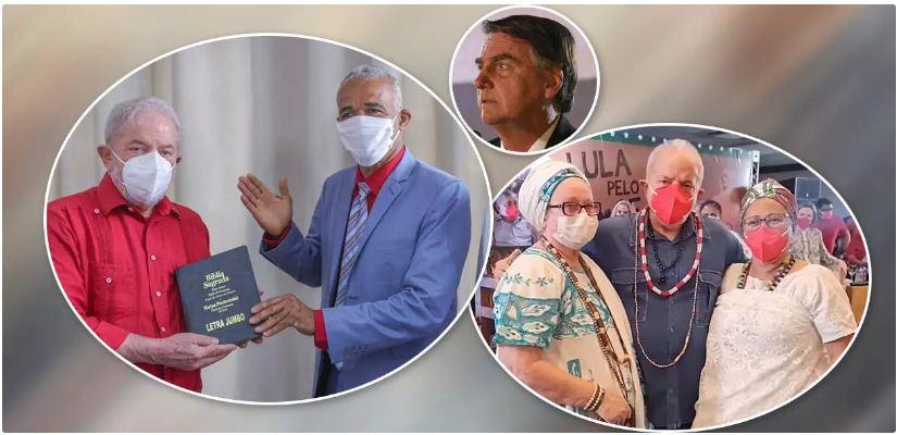 Bolsonaro repete fake news de que Lula persegue religiões e quer fechar igrejas