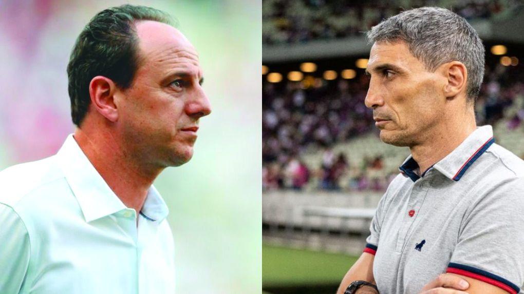 Ceni x Vojvoda: veja histórico de duelos entre os treinadores de Fortaleza e São Paulo no Brasileiro