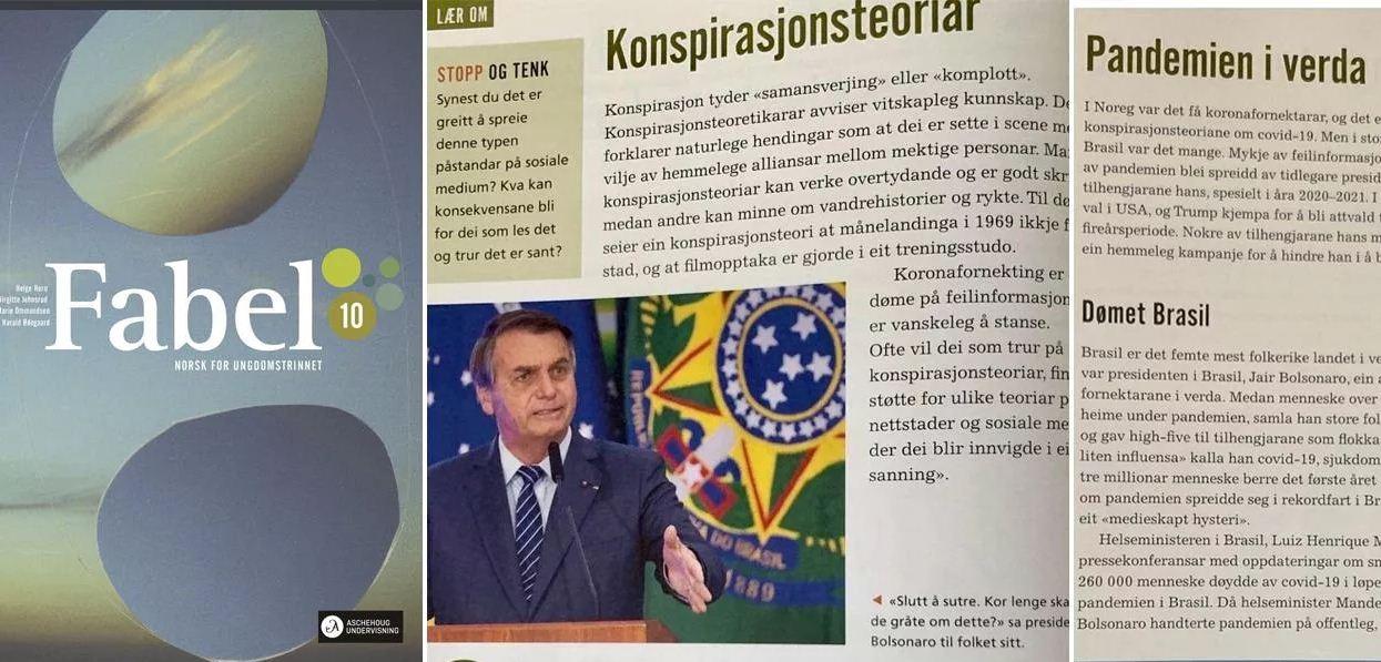 Editado na Noruega o primeiro livro didático com Bolsonaro como genocida
