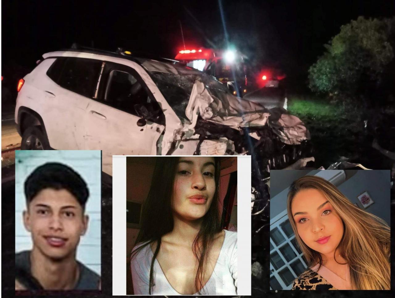 Jovens morrem em acidente quando voltavam de festival de danças