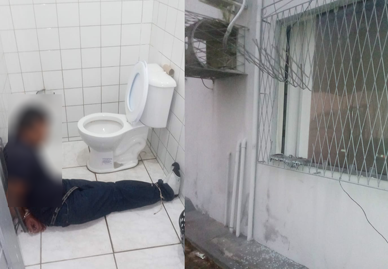 NÍSIA FLORESTA: SALA DE POSTO DE COMBUSTÍVEIS É ARROMBADA E VIGILANTE É PRESO NO BANHEIRO