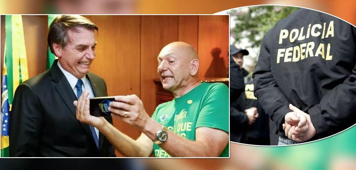 PF apreende celular de Luciano Hang