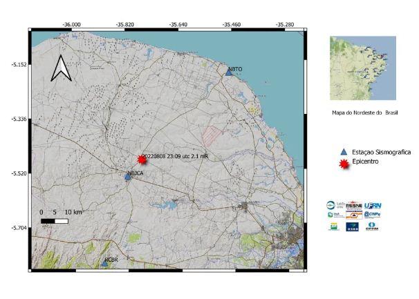 Rio Grande do Norte registra nove tremores de terra em 12 horas na região de João Câmara