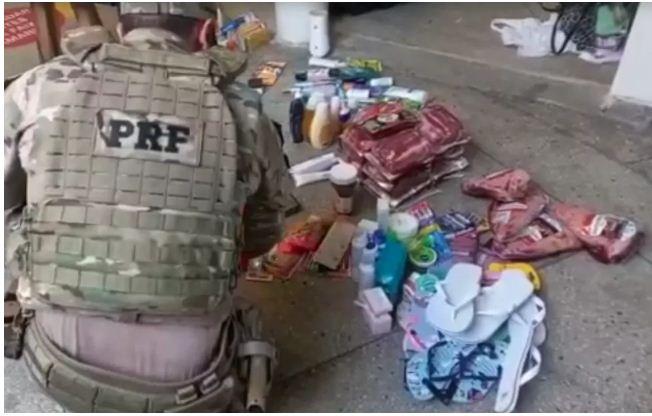 Trio do Ceará é preso após ser flagrado com produtos furtados de supermercados em Natal