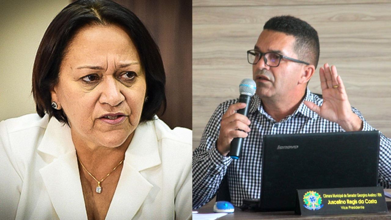 VEREADOR JUSCELINO DETONA FÁTIMA BEZERRA 