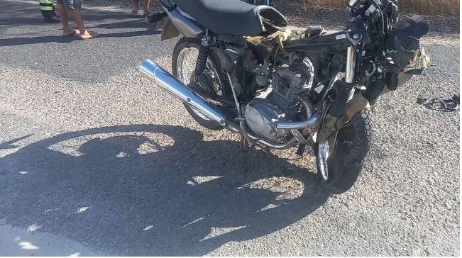 Bombeiro civil morre após colisão frontal de carro e moto no interior do RN