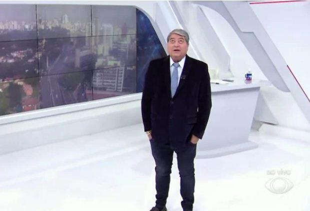 Datena se emociona no Brasil Urgente ao falar sobre neta internada
