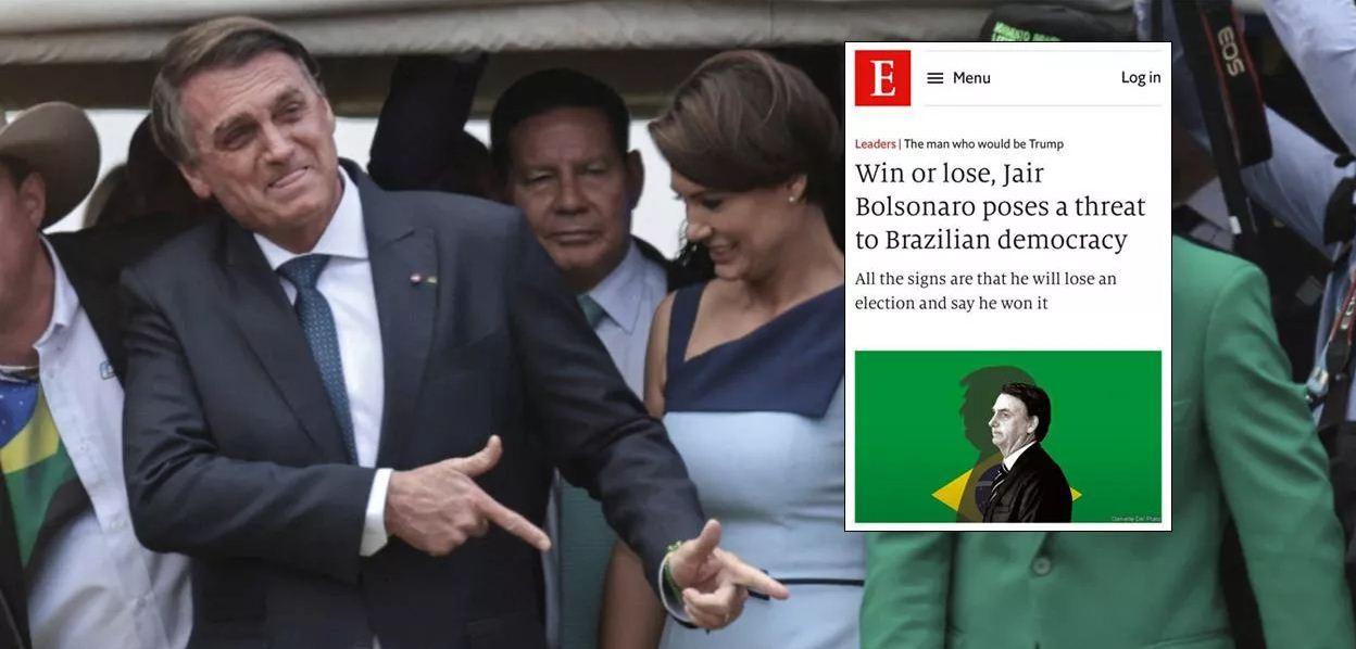 Economist aponta Bolsonaro como o grande mentiroso e denuncia risco de golpe