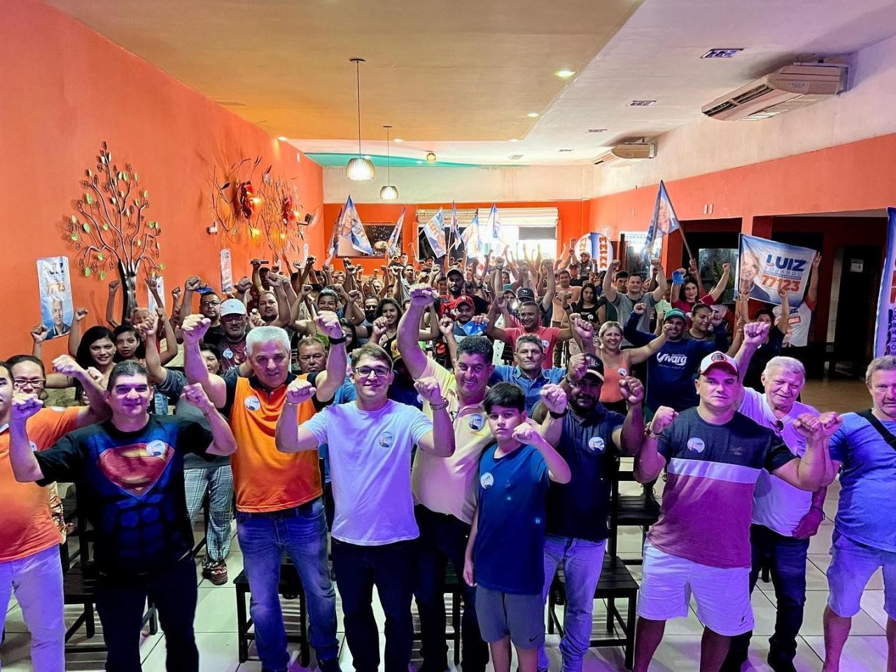 Entre líderes nas pesquisas, Luiz Eduardo participa de grandes mobilizações em Ceará-Mirim e Nova Cruz